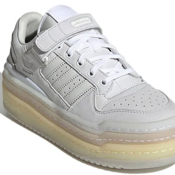 adidas Triple Platforum Low Women's Crystal White GZ8644 Sz 4.5 - Picture 15 of 16